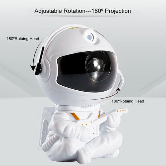 Astronaut Galaxy Projector Light – Space Ambiance for Any Room