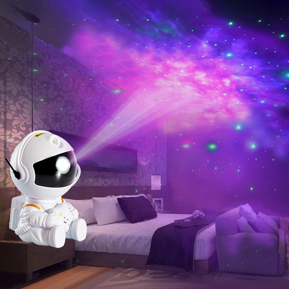 Astronaut Galaxy Projector Light – Space Ambiance for Any Room